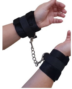 Menottes ajustable noires