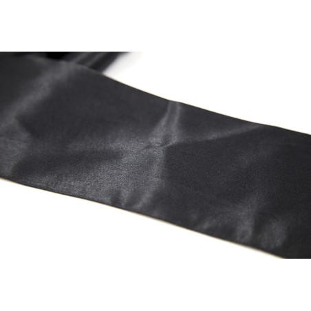 Bandeau noir satinée