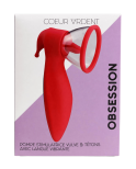OBSESSION — Pompe Stimulatrice Vulve Tétons avec Langue Vibrante |Coeur Ardent OBSESSION — Pompe Stimulatrice Vulve Tétons avec Langue Vibrante |Coeur Ardent