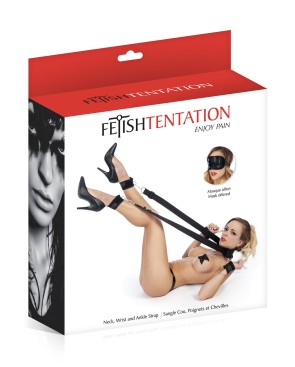 Sangle d'immobilisation menottes poignets chevilles 