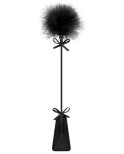Cravache noire bdsm avec plumeau Cravache noire bdsm avec plumeau