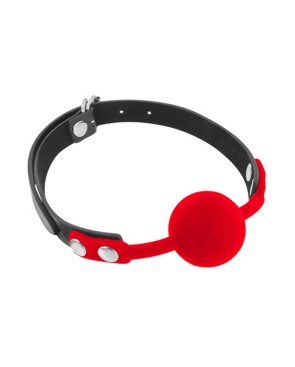 Baillon à boule rouge silicone 