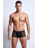 Boxer noir semi opaque
