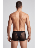 Boxer noir semi opaque