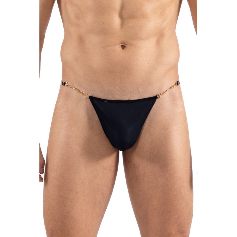 String noir Sensual String noir Sensual