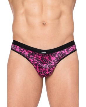 String imprimé rose et noir New Look