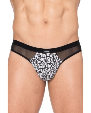String imprimé noir et blanc New Look