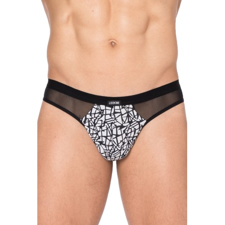 String imprimé noir et blanc New Look