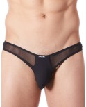 String noir sexy avec fine résille String noir sexy avec fine résille