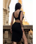 Robe noire Anastasia