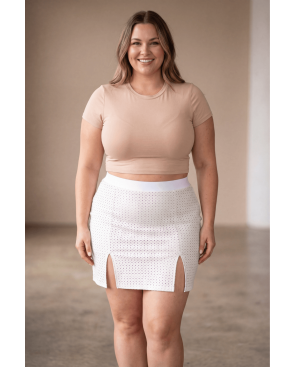 Jupe longue blanche Natacha