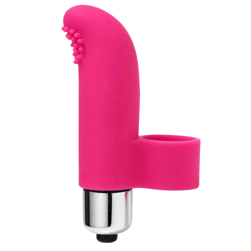 Doigt Chinois Vibrant Picots Rose 1 dosette de lubrifiant — Pocket Pleasure Doigt Chinois Vibrant Picots Rose 1 dosette de lubrifiant — Pocket Pleasure