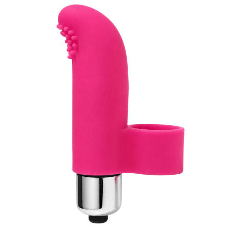 Doigt Chinois Vibrant Picots Rose 1 dosette de lubrifiant — Pocket Pleasure