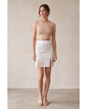 Jupe longue blanche Natacha