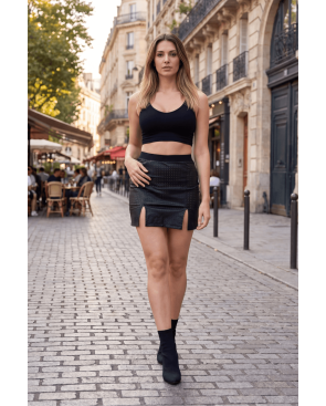 Jupe courte noir Stella