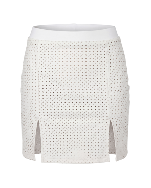Jupe courte blanche Cassandra