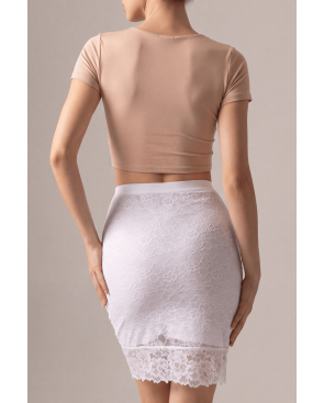 Jupe longue blanche Catalina
