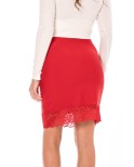Jupe longue rouge Maria Jupe longue rouge Maria