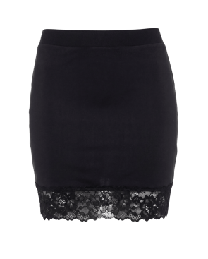 Jupe courte noire Marina