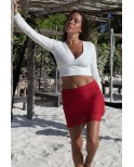 Jupe courte rouge Marina Jupe courte rouge Marina