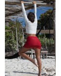 Jupe courte rouge Marina Jupe courte rouge Marina