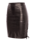 Jupe longue simili cuir noir Paloma Jupe longue simili cuir noir Paloma
