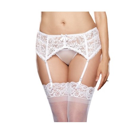 Porte jarretelles grande taille dentelle 3 couleurs disponibles