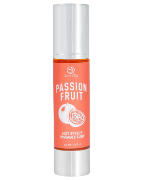 2 en 1 Lubrifiant et huile de massage fruit de la passion chauffant