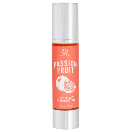 2 en 1 Lubrifiant et huile de massage fruit de la passion chauffant
