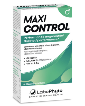 Endurance  équilibre sexuel masculin Maxicontrol 60 gélules