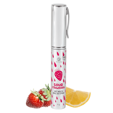 Spray Sexe Oral Fraise Acidulée Bouche Humide 11gr Secret Play