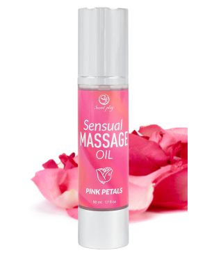 Huile de massage pétales de roses 50 ml Secret Play