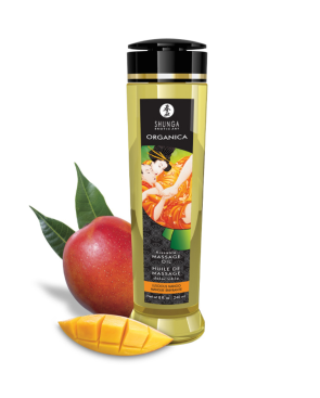 Huile de Massage Organica Mangue Enivrante 240 ml Shunga