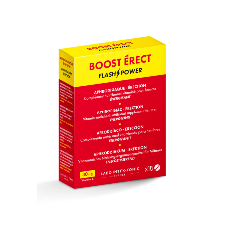 Stimulant homme Boost Erect 15 comprimés