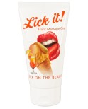 Lubrifiant et gel de massage végétalien comestible sex on the beach goût fruité 50ml Lubrifiant et gel de massage végétalien comestible sex on the beach goût fruité 50ml