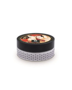 Mini Coffret poudre corporelle fraise/vin pétillant et plumeau assorti 