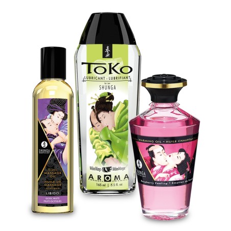 Coffret Baisers Fruités Shunga 3 produits 