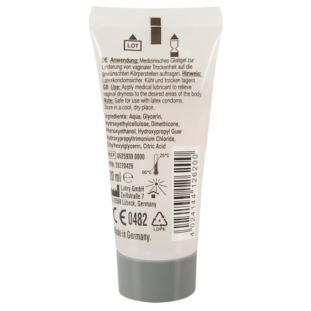 Gel lubrifiant PERFORMANCE à base d'eau et de silicone, végétalien 20ml 