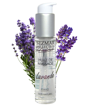 Huile de massage professionnelle Lavande 100% naturelle 50 ml 