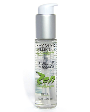 Huile de massage professionnelle ZEN 100% naturelle 50 ml 