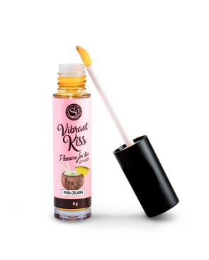 Gloss sexe oral vibrant Pina Colada 100% comestible 