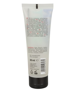 Gel de massage effet rafraichissant