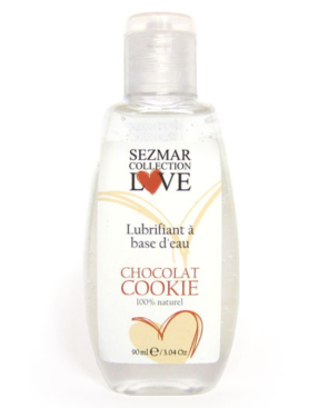 Lubrifiant à base d'eau 100% naturel Chocolat Cookie 90 ml 