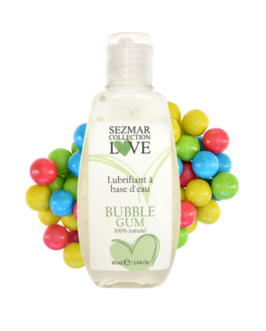 Lubrifiant à base d'eau 100% naturel Bubble Gum 90 ml 