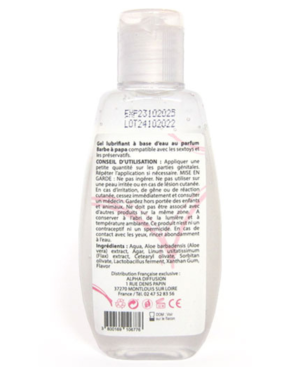 Lubrifiant à base d'eau 100% naturel Barbe à Papa 90 ml 