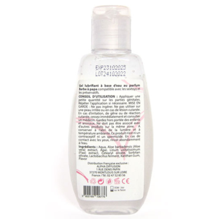 Lubrifiant à base d'eau 100% naturel Barbe à Papa 90 ml 