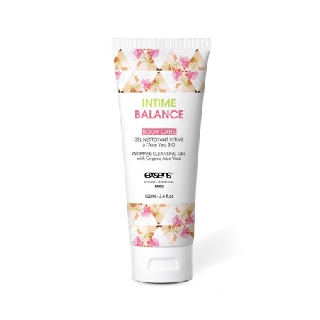 Gel nettoyant intime à l'aloe vera organique 100ml Intime Balance 