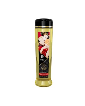 Huile de massage aphrodisiaque fraise vin pétillant 240ml