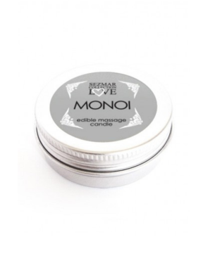 Mini Bougie de massage Monoï 30ml 100% naturelle