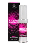 Liquide vibrant effet chauffant arôme fraise à la crème unisexe 15ml 